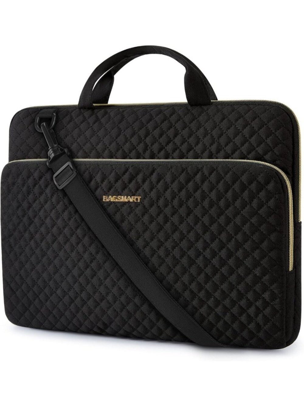 Stylish 15.6" Laptop Sleeve Case for Women - Protective Bag with Shoulder Strap